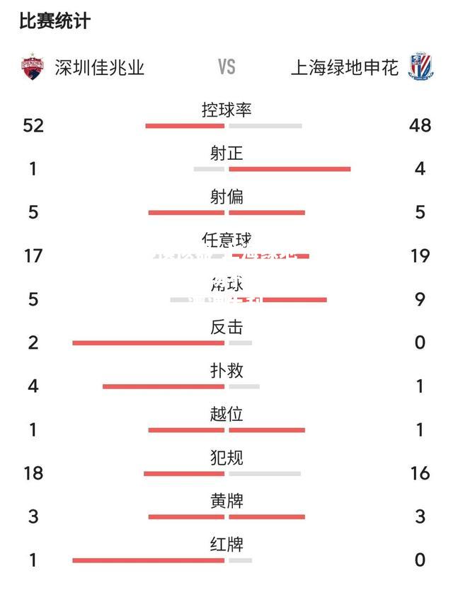 上海绿地申花在客场不敌深圳佳兆业，遭遇失利